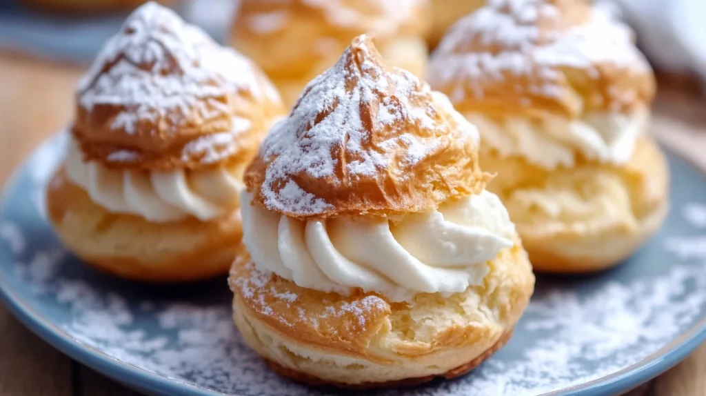 Easy cream puff recipe