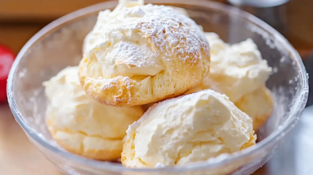 Easy cream puff recipe