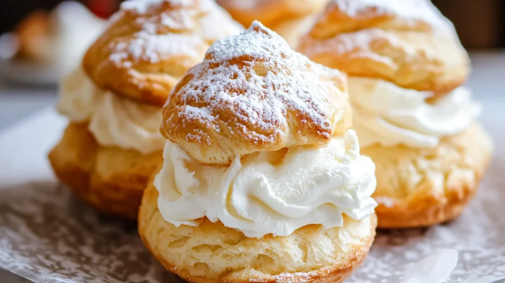 Easy cream puff recipe