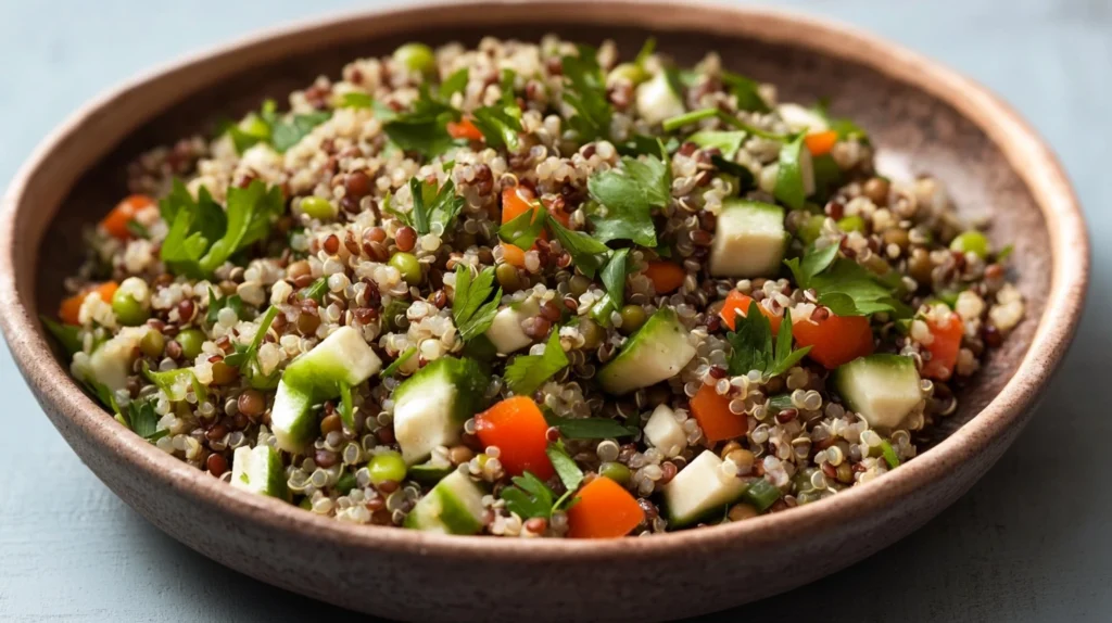 Lentil Quinoa Salad