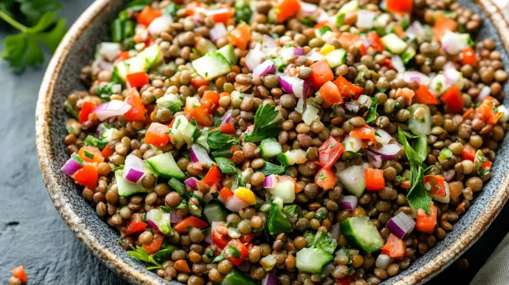 Lentil salad recipe