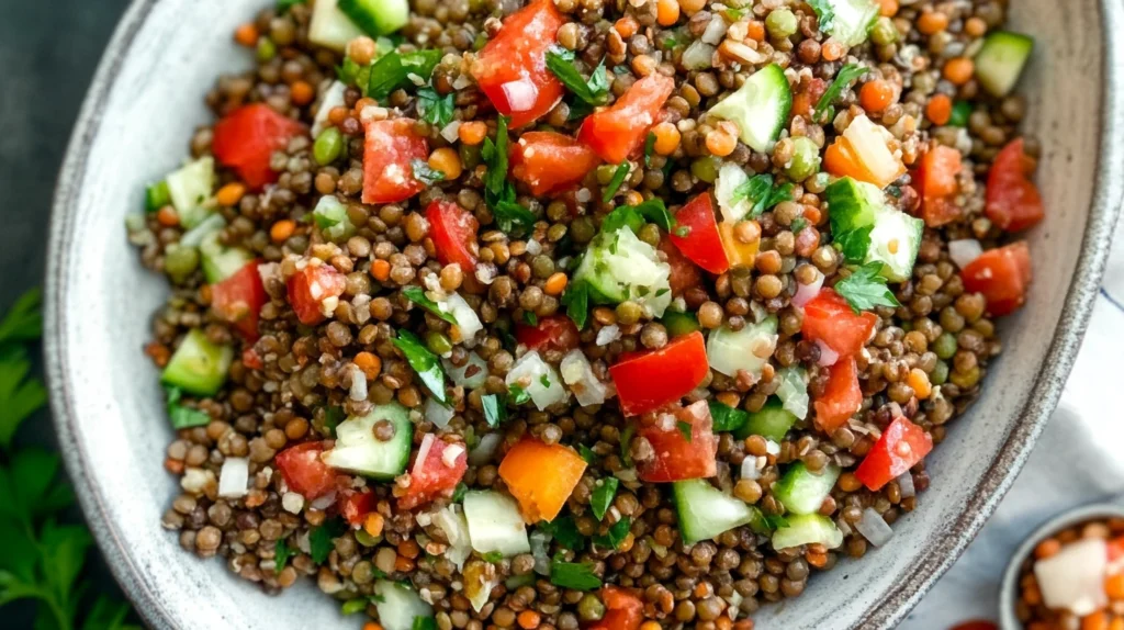 Lentil salad recipe