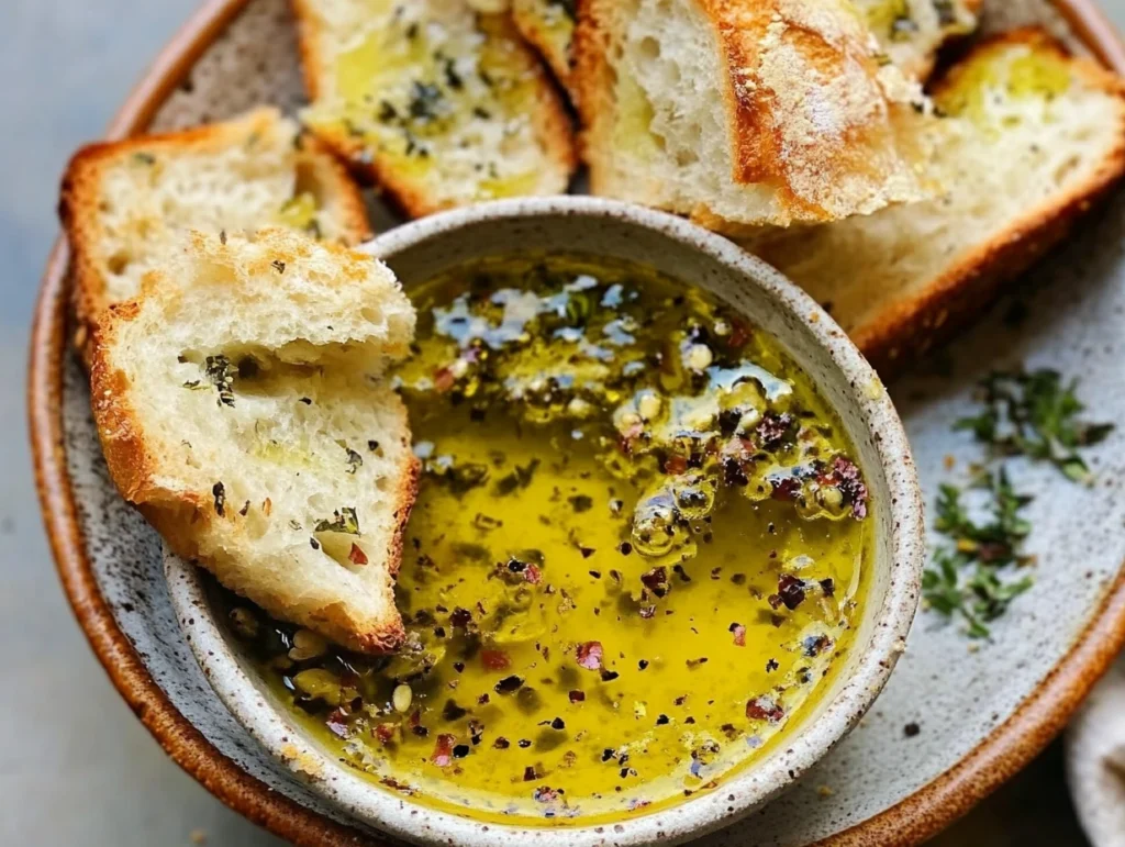 Olive oil bread dip