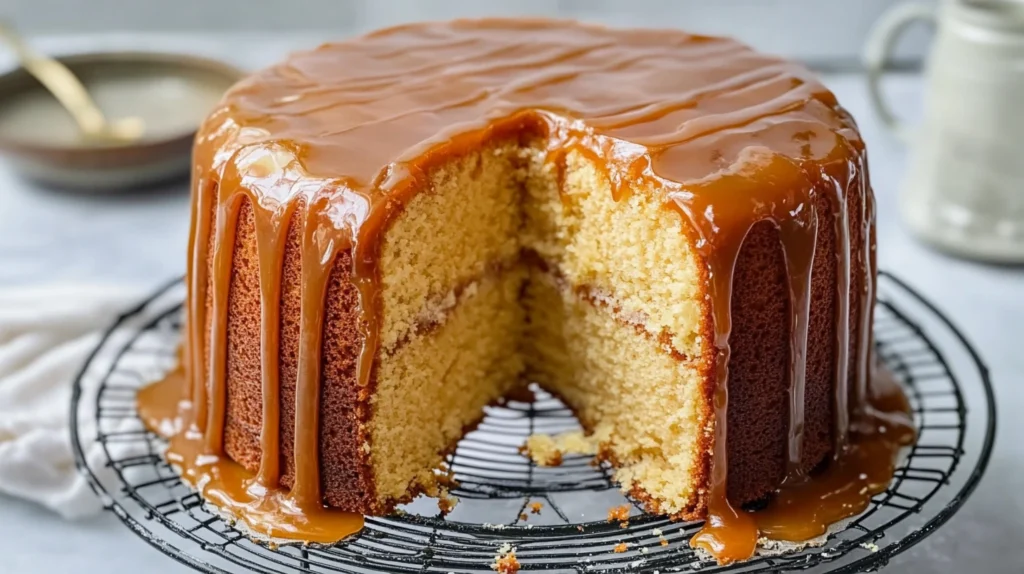 Salted Caramel Kentucky Butter Cake