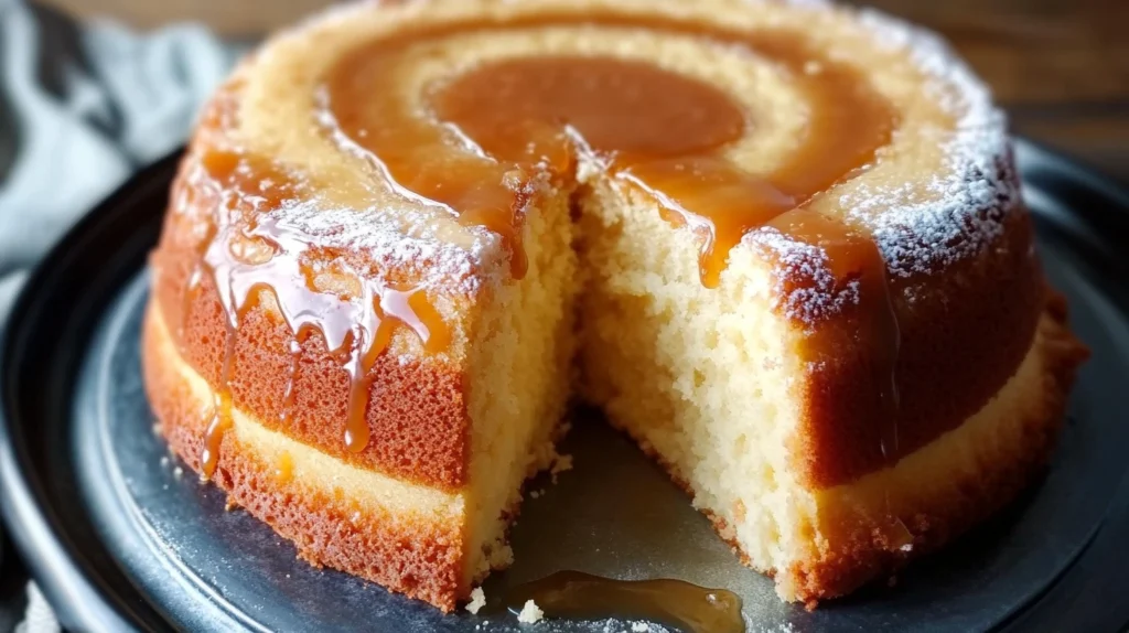 Salted Caramel Kentucky Butter Cake