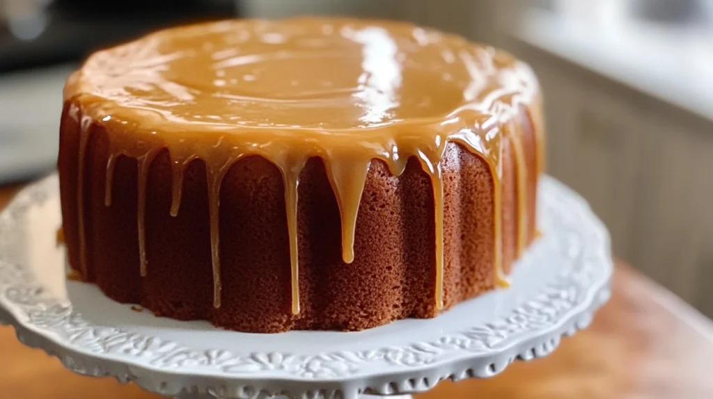 Salted Caramel Kentucky Butter Cake