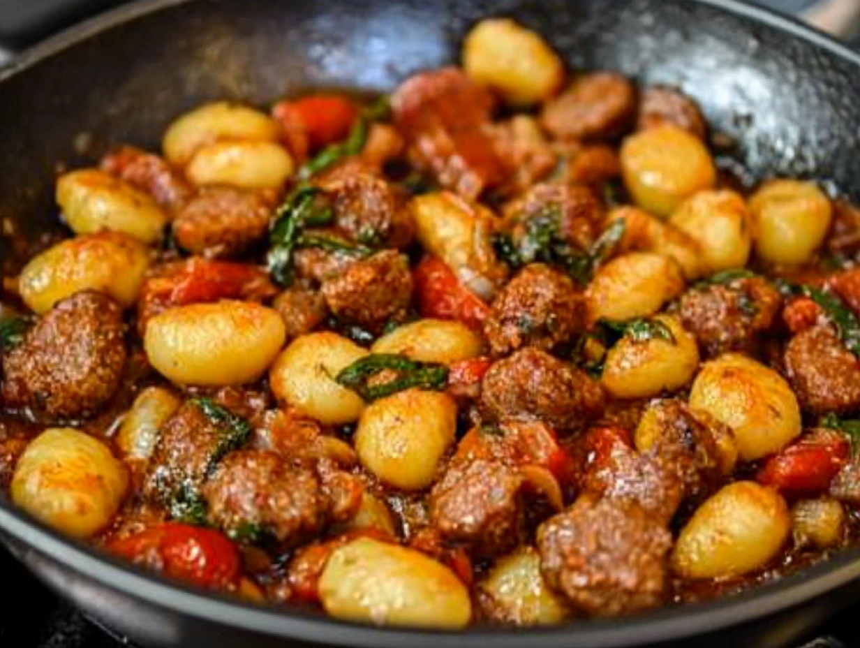 Sausage and Gnocchi Skillet