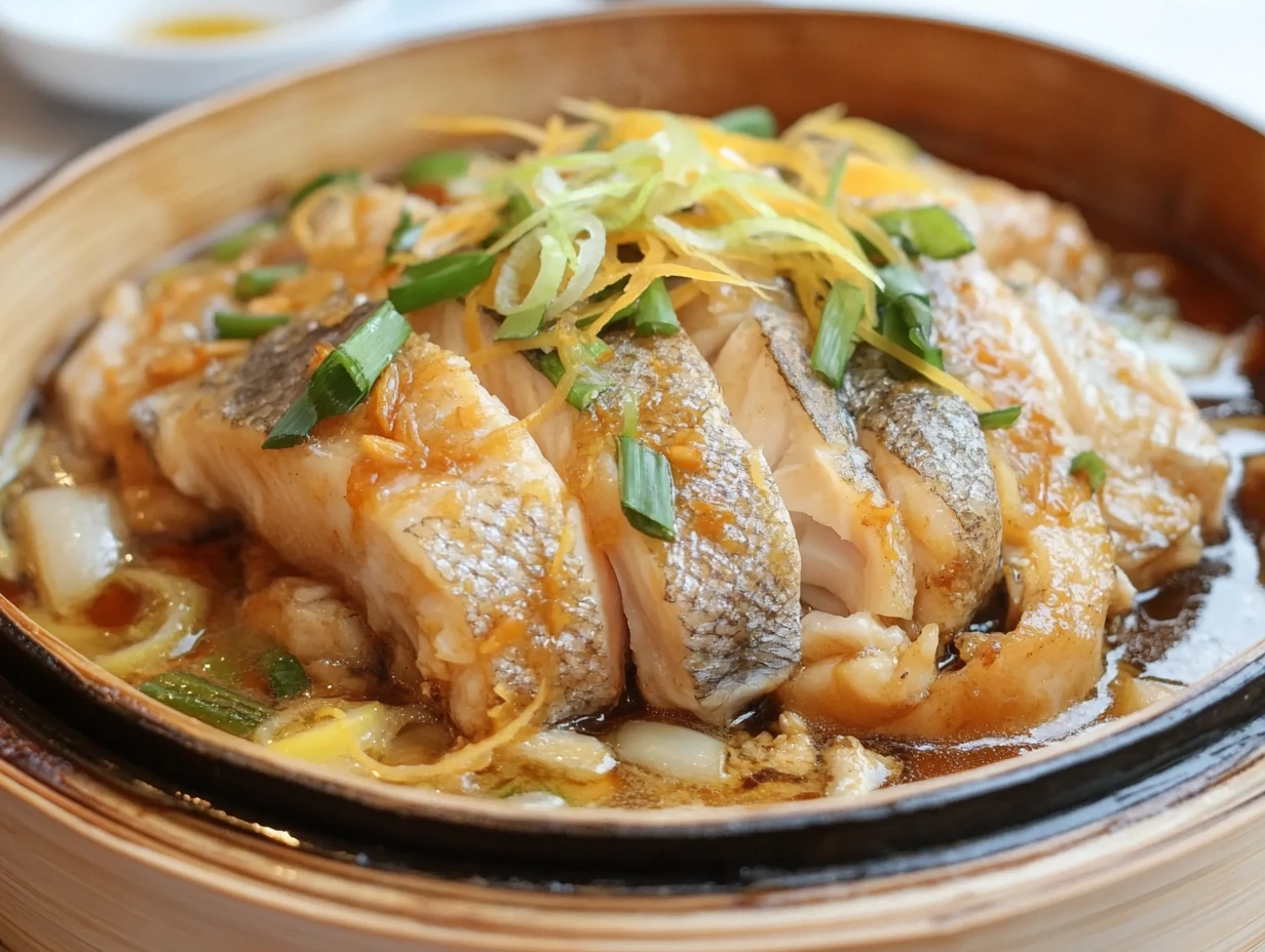 Steamed Fish with Ginger