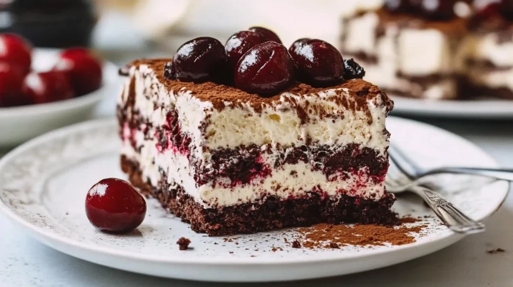 Black Cherry Tiramisu