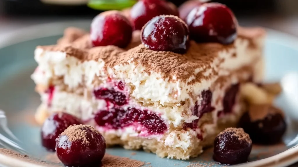 Cherry Tiramisu Recipe