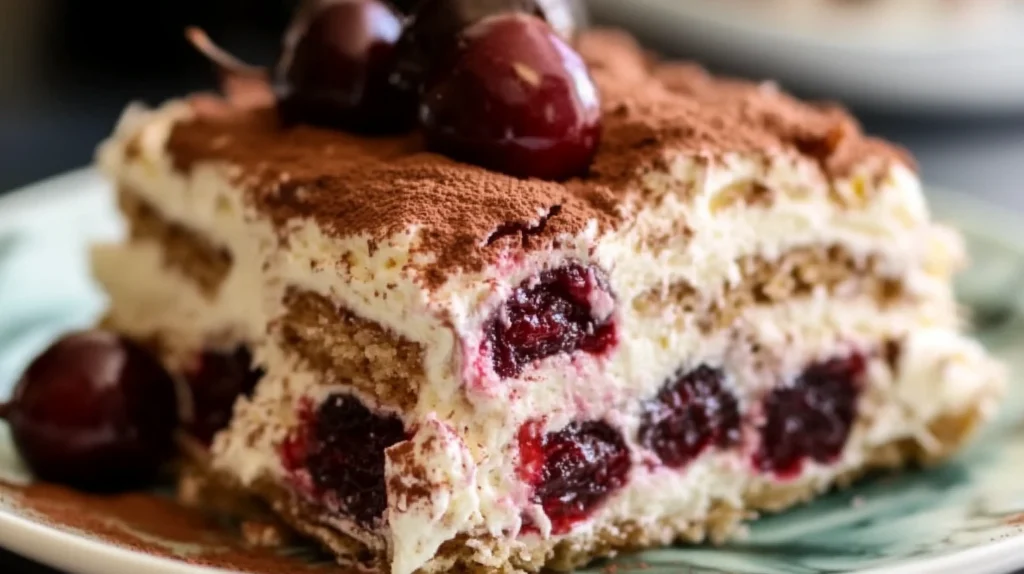 Cherry Tiramisu Recipe