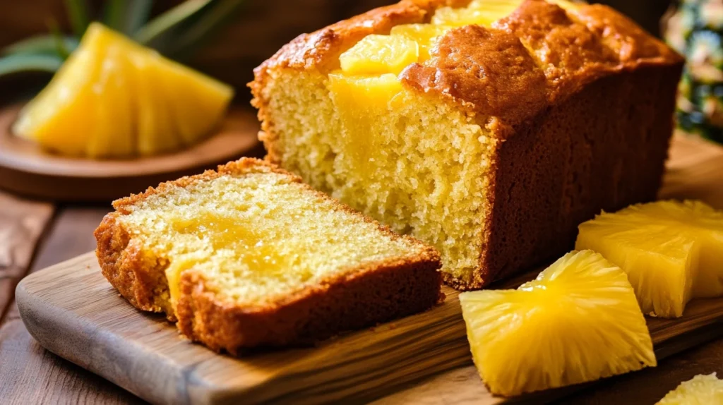 Pineapple quick bread