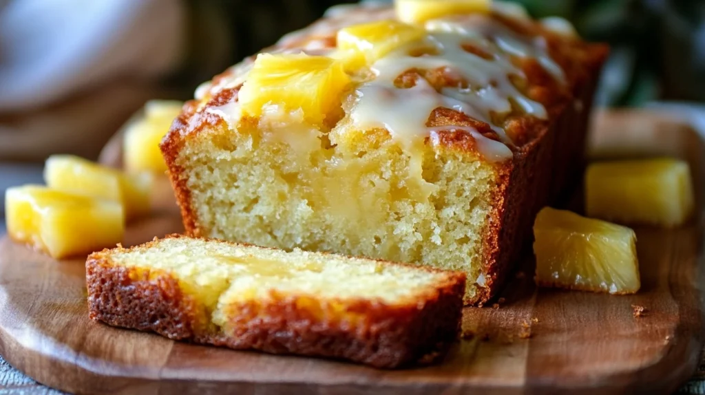 Pineapple quick bread