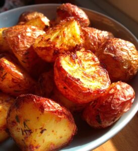 air fryer baked potatoes red