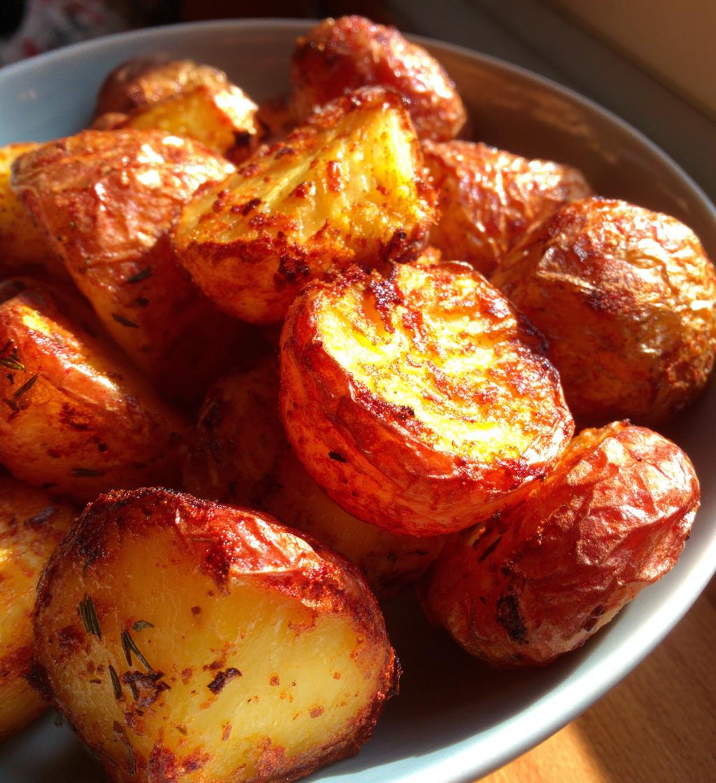 air fryer baked potatoes red