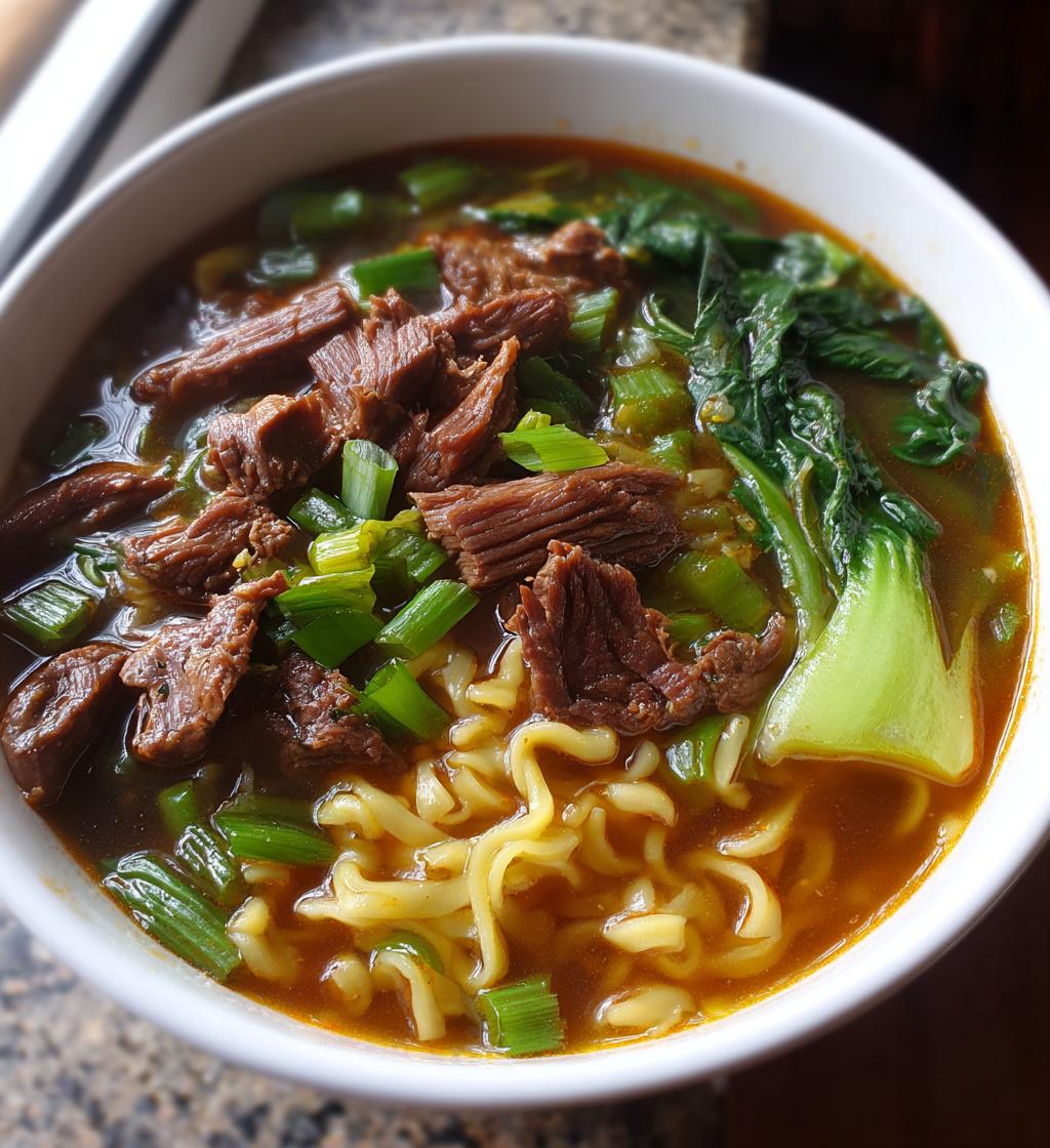 beef noodle soup