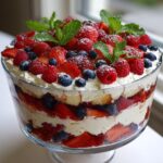 berry trifle with mascarpone whip