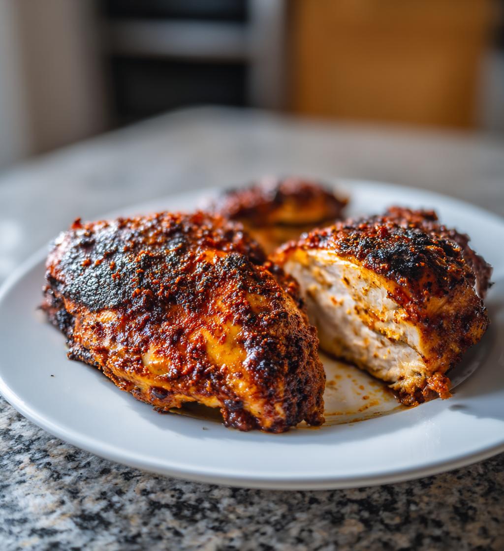 blackened chicken
