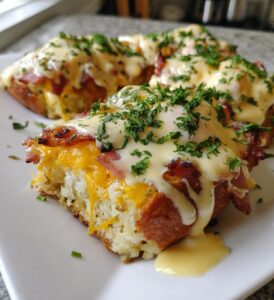 eggs benedict casserole overnight