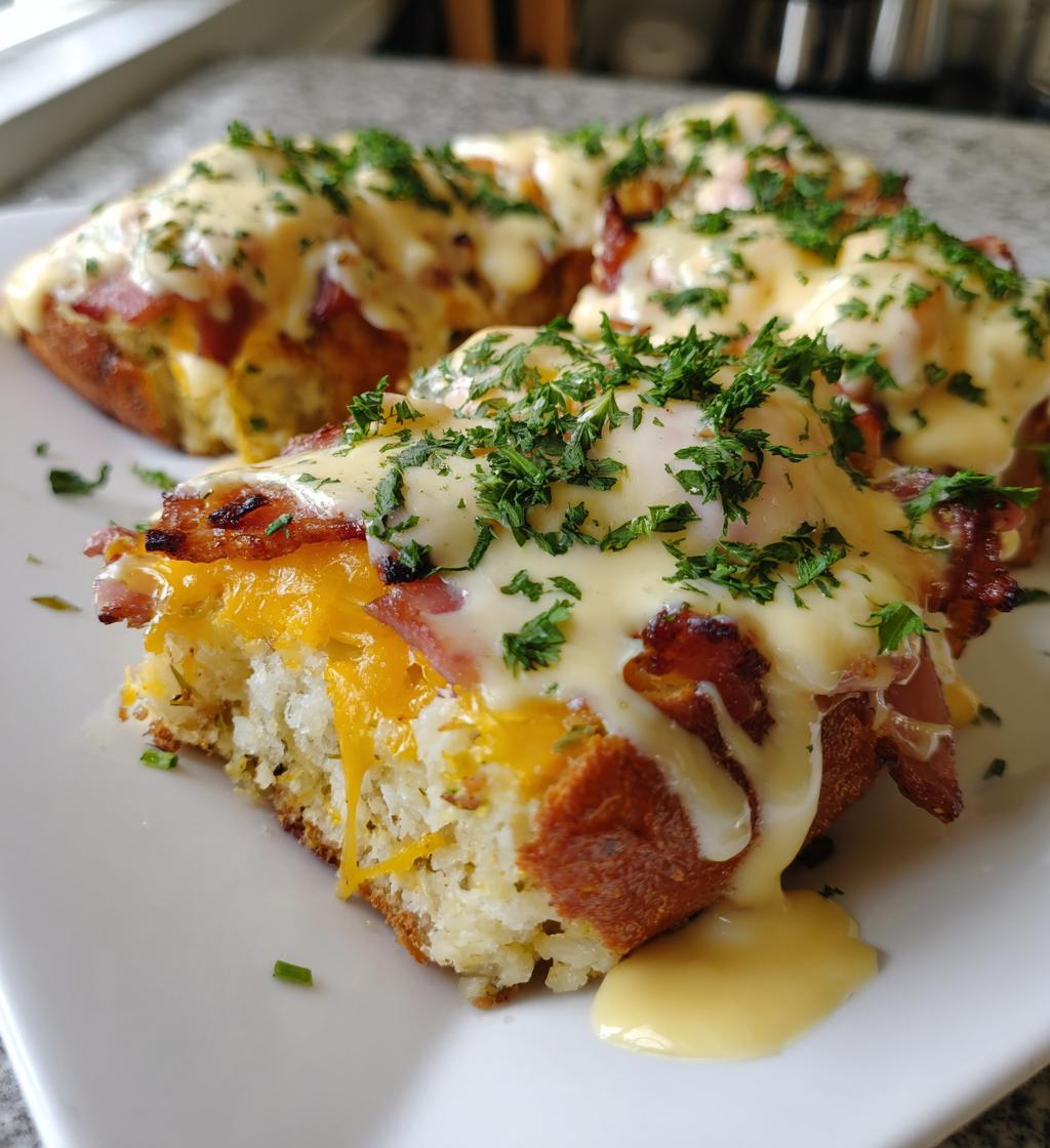 eggs benedict casserole overnight