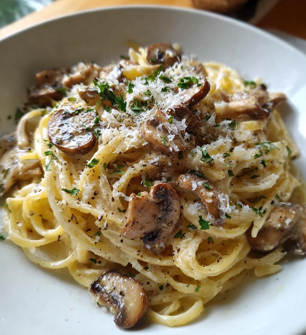 mushroom pasta