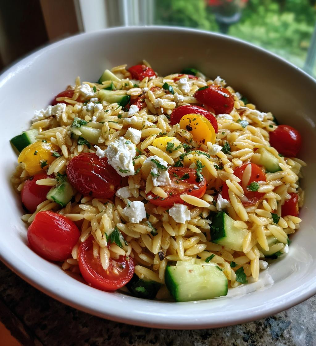 orzo pasta salad