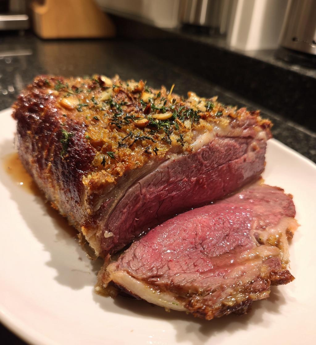 prime rib roast oven butter rub