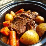 slow cooker roast beef and gravy
