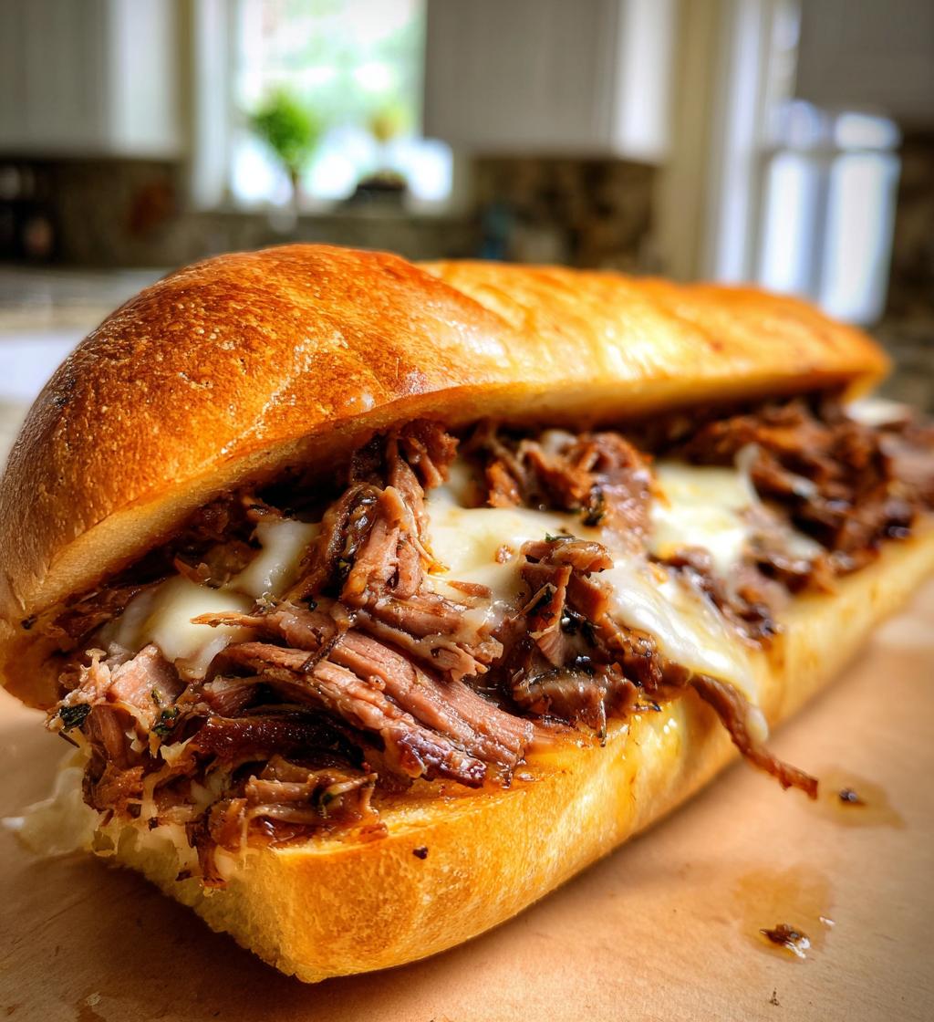 slow cooker roast beef sandwiches