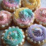 spring cookies decorated buttercream