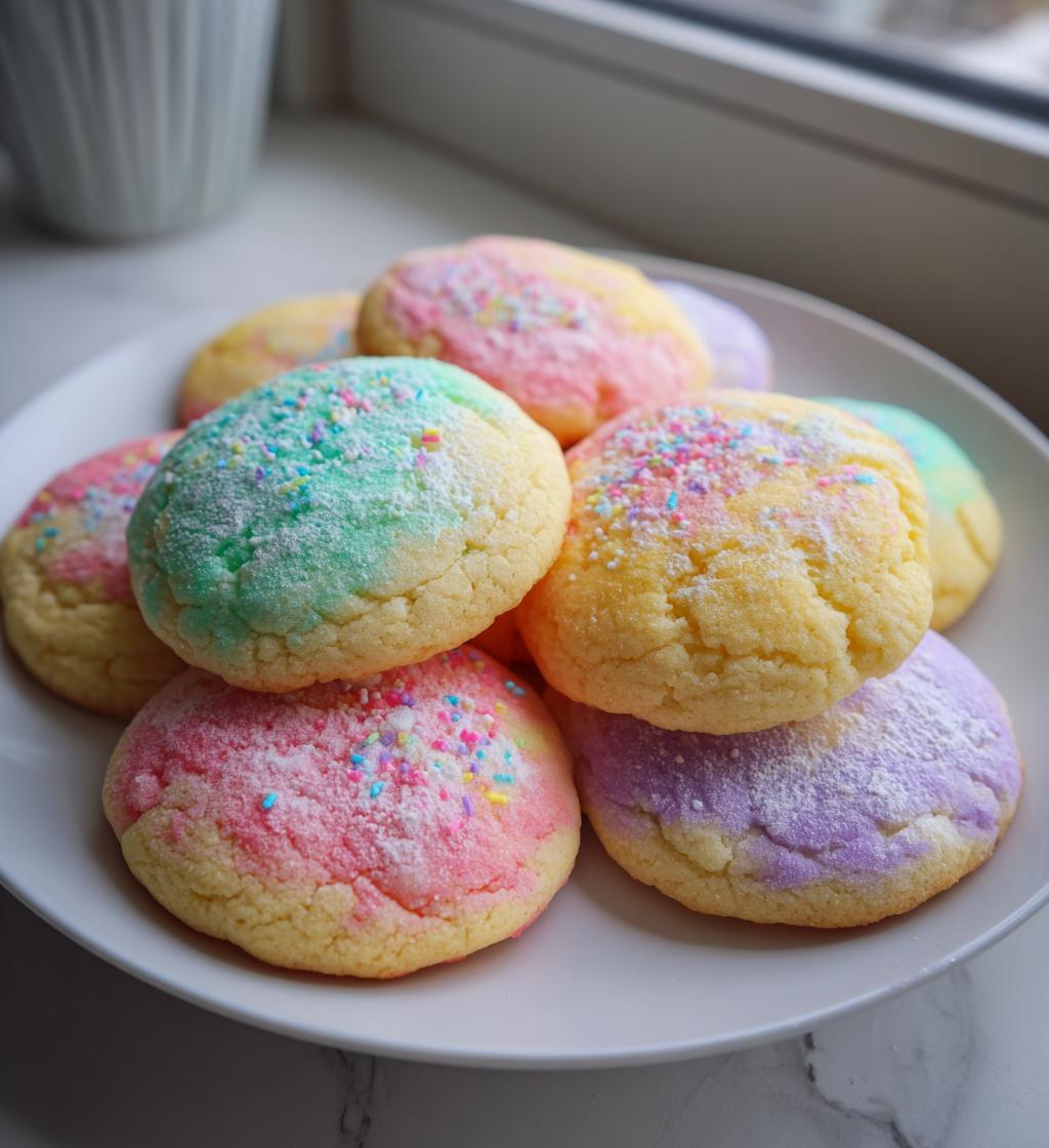 spring cookies decorated simple